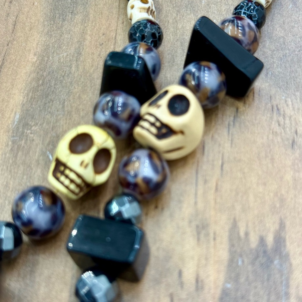 Skull Beaded Necklace